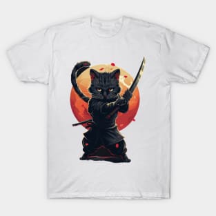 Cat Ninja Tales Whiskered Shadows T-Shirt